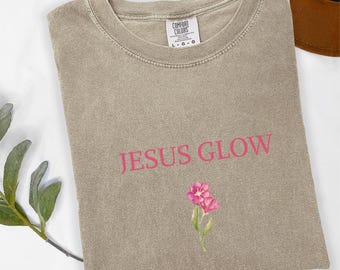 Comfort Colors Jesus Christian Shirt, Faith Jesus Tee, God Shirt, Church T-Shirt, Christian Gift, Christian Inspirational Religious Tee