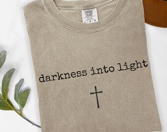 Comfort Colors Jesus Christian Shirt, Faith Jesus Tee, God Shirt, Church T-Shirt, Christian Gift, Christian Inspirational Religious Tee