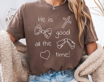 Comfort Colors Christian Shirt, Religious Bible Verse Shirt, Minimalistic God Shirt, Faith Based Jesus TShirt, Christian Gift, Jesus Apparel