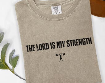 Comfort Colors Christian Shirt, Religious Bible Verse Shirt, Minimalistic God Shirt, Faith Based Jesus TShirt, Christian Gift, Jesus Apparel