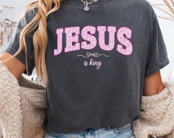 Comfort Colors Jesus Christian Shirt, Faith Jesus Tee, God Shirt, Church T-Shirt, Christian Gift, Christian Inspirational Religious Tee