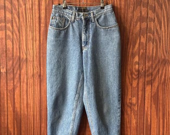 Relaxed High-waisted Tapered Mom Jeans, Vintage 1990s Esprit, Made in USA