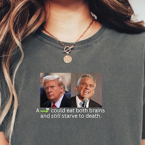 RFK Jr. Brain Worm T-Shirt, Anti Trump Shirts, Protest Shirts, Election 2024 Tshirt, Pro Democracy Shirt, Leftist Shirt,