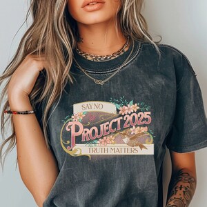 Project 2025 T-Shirt, Stop Project 2025 Tshirt, Pro Democracy Shirt, Leftist Shirt