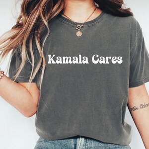 Kamala Cares T-Shirt, Harris Walz Tshirt, Kamala Tim 2024 Shirt, Kamala Harris 2024 Shirt
