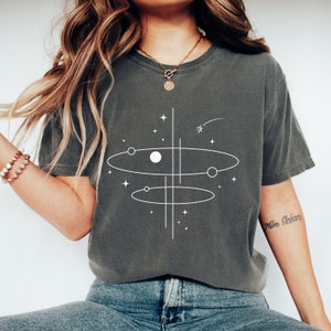 Celestial Shirt, Astrology Shirt, Spiritual Shirt, Aesthetic Shirt, Moon Shirt, Mystical Shirt, Moon Phase Shirt, Astronomy Shirt, Retro Tee