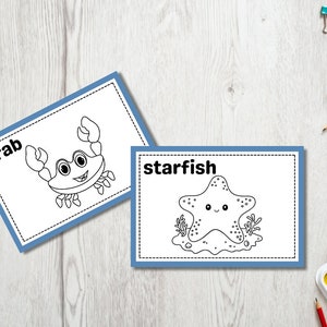 30 Printable Marine Animals Coloring Books for Kids and Toddlers ...