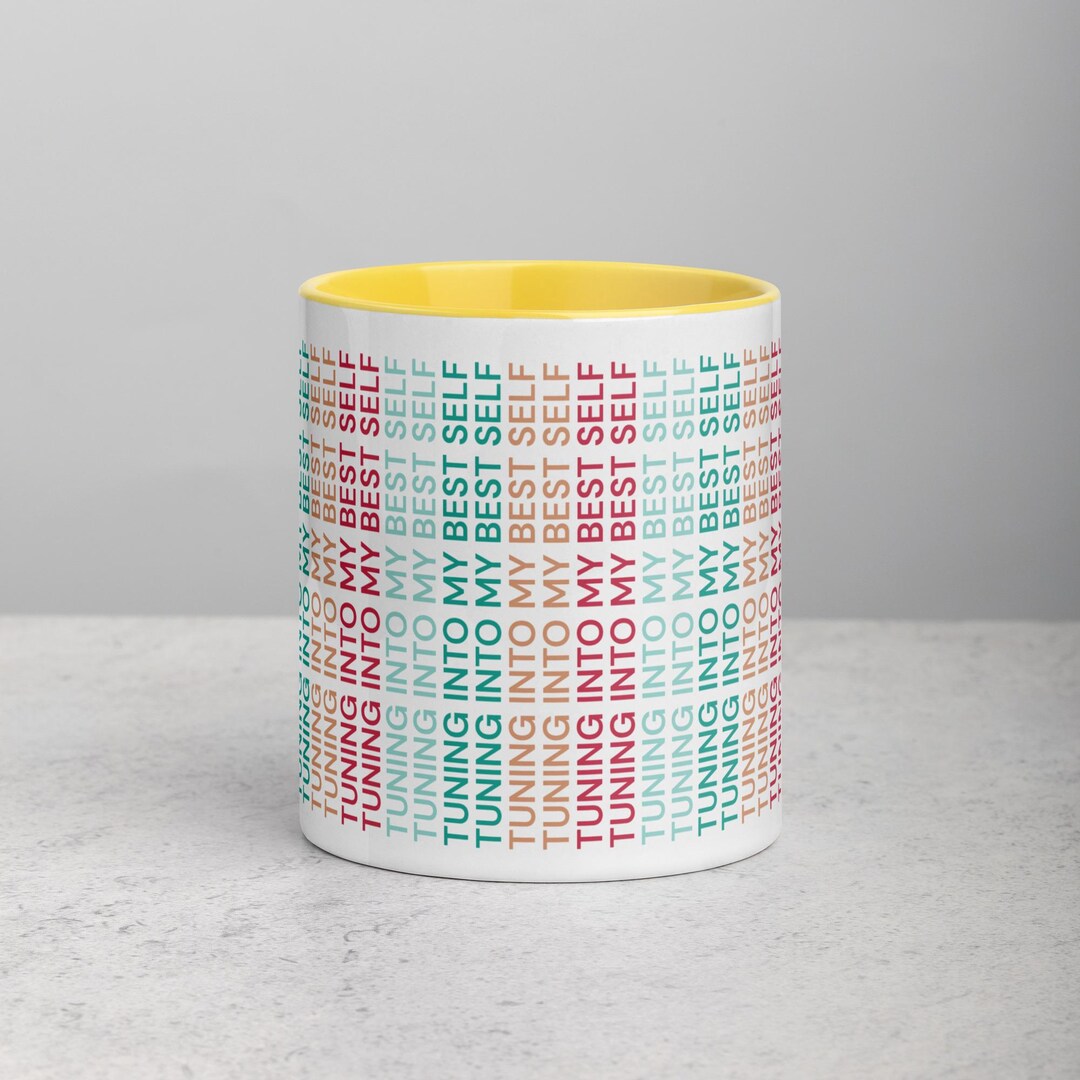 Mug With Color Inside - Etsy