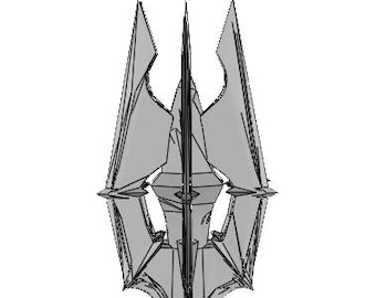 Maza de Sauron. Plantilla PDF imprimible. Descarga digital. Saga de El Señor de los Anillos.