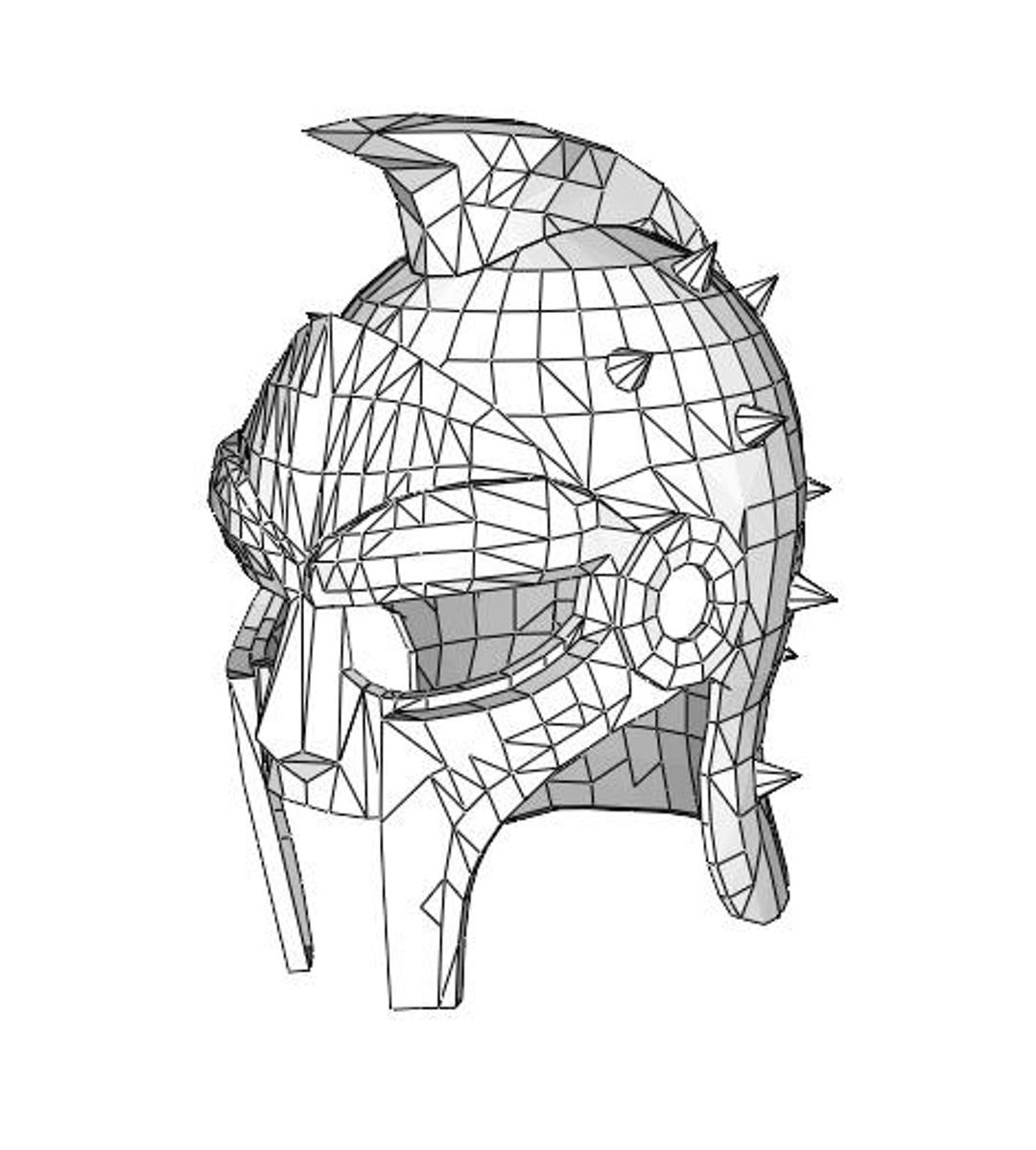 Gladiator Helmet. Based on Ridley Scott's Film of the Same Name. PDF ...