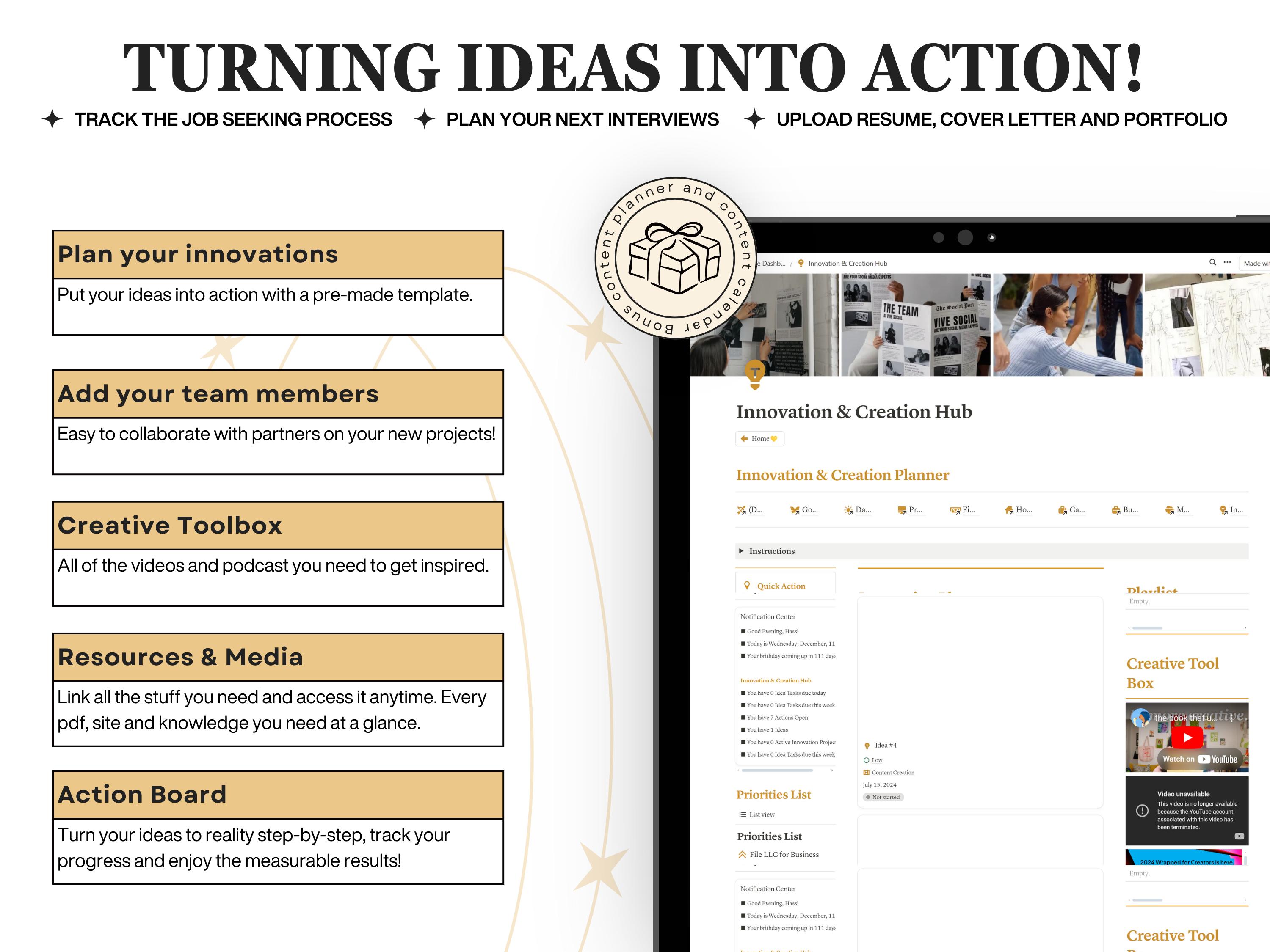 2025 Notion Life Planner Template All in One That Girl Notion Ultimate ...