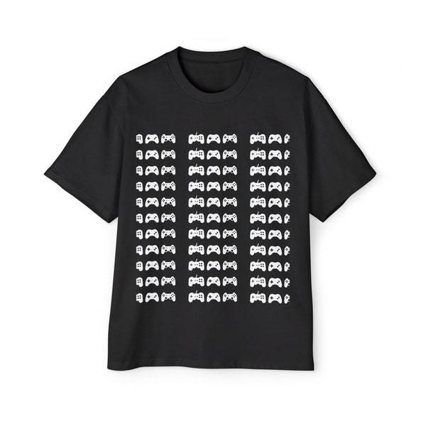 Men's Heavy Oversized Tee, oversized t-shirt for gamers