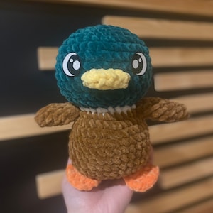 Lucky Duck PDF crochet pattern, crochet duckling pattern