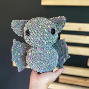Confetti Bat PDF crochet pattern, crochet bat pattern