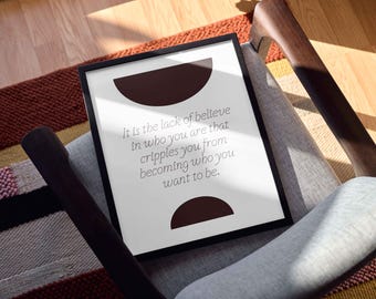 Boho Motivational Wall Art | Bible Verse | Printable | Home Decor