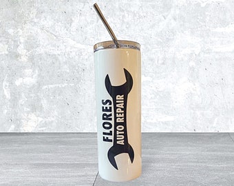 Bicchiere personalizzato / Carrozzeria / Personalizzazione / Festa del papà / Regalo bicchiere / Regalo per lui / Regalo per meccanico / Negozio automobilistico / Negozio di automobili