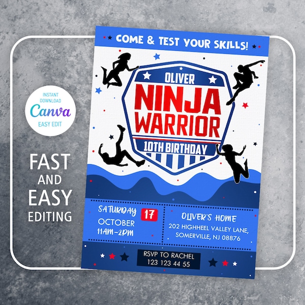 Ninja Warrior - Etsy