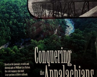 Conquering the Appalachians Book | Western Maryland & Clinchfield Railroad History | Mary Hattan Bogart Hardcover