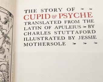 1903 David Nutt The Story of Cupid and Psyche Translated by Charles Stuttaford, Illustrated