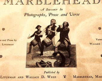 Marblehead Souvenir Book | 1923 Photographs & Verse | Historic Massachusetts Town History