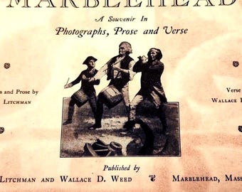 Marblehead Souvenir Book | 1923 Photographs & Verse | Historic Massachusetts Town History