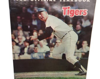 1968 Detroit Tigers Official Yearbook | Vintage MLB Baseball Magazine (1960s Memorabilia)