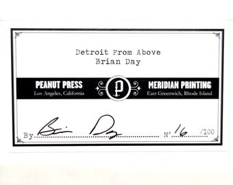 Detroit from Above | Black and White Photography Book by Brian Day | Limited Edition First Edition