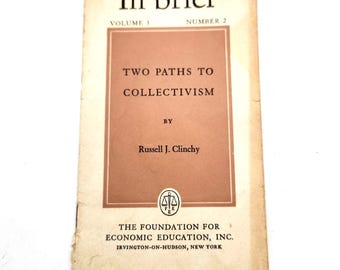 September 1949 Journal 'In Brief' | Volume 3 No. 2 by Russell J. Clinchy | Christian Libertarianism Pamphlet