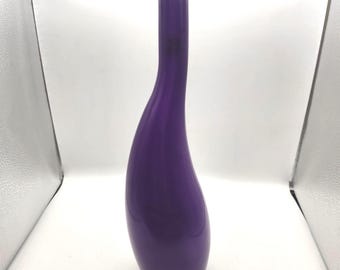 Purple Glass Bottle | Star Trek Andorian Whiskey Ale Replica | 12.5" Stage Prop Display