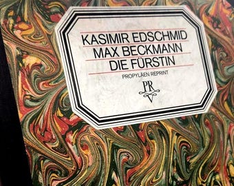 Kasimir Edschmid The Princess Book | 1973 Reprint, Max Beckmann Etchings (Limited Edition)