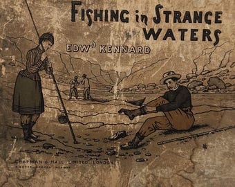 1889 Edward Kennard Fishing Book | Victorian Angling Art (Rare Antique)