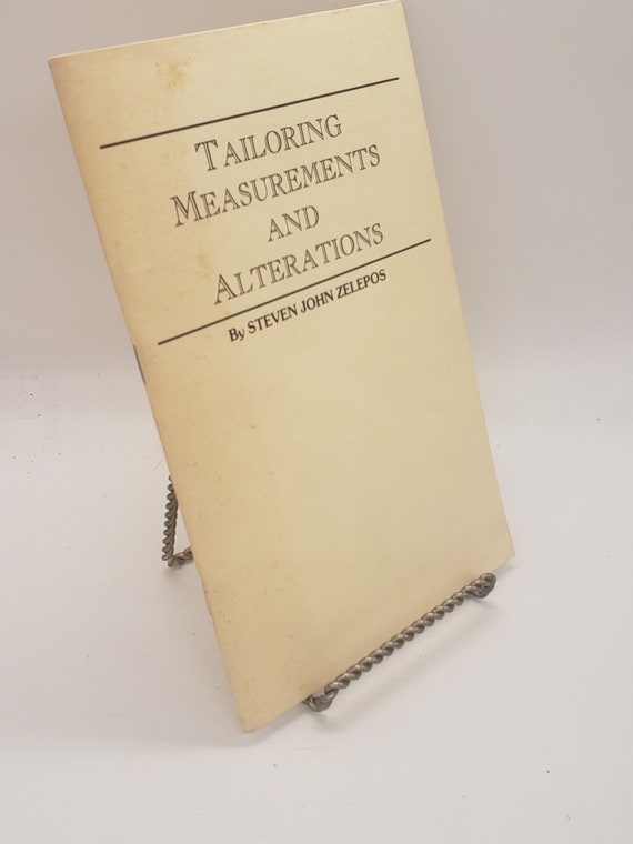 Tailoring Measurements and Alterations Book - Mystic Pizza Owner, 1989