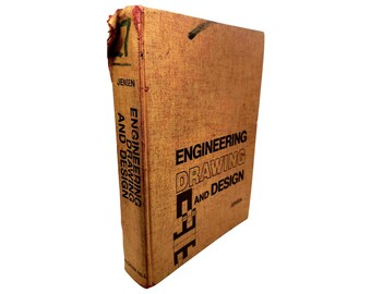 Vintage Engineering Drawing Textbook | C. H. Jensen 1968 | McGraw-Hill Education | Educational Resource