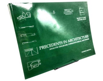 Precedents In Architecture Textbook | Fourth Edition by Clark & Pause | Analytic Diagrams, Nice Paperback