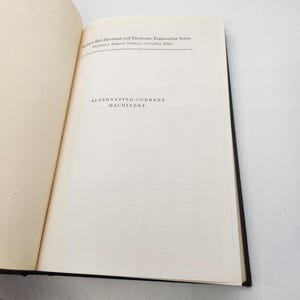 Alternating-Current Machinery Book | Black Red Hardcover | 1951 McGraw-Hill Engineering Book in Good Condition bild 10