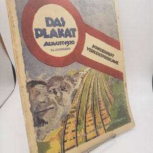 Das Plakat German Art Magazine Issue August 1920 Heft 11