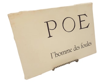 L'homme Des Foules by Edgar Allan Poe: Limited Edition, Linoleum Engravings
