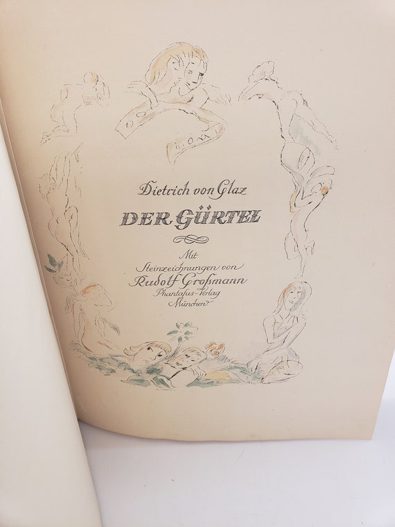 Der Gurtel: Rudolf Grossman Stone Drawings, Limited Edition German Art Book