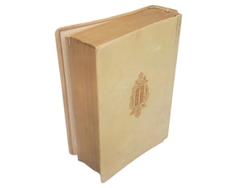 1940 New Year Prayer Book: Hebrew-English, Faux Mother of Pearl Binding