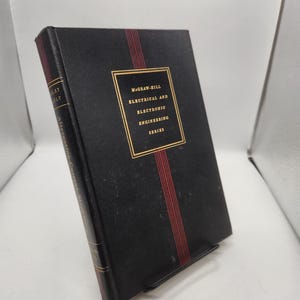 Alternating-Current Machinery Book | Black Red Hardcover | 1951 McGraw-Hill Engineering Book in Good Condition bild 2