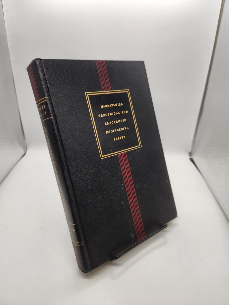 Alternating-Current Machinery Book | Black Red Hardcover | 1951 McGraw-Hill Engineering Book in Good Condition bild 2