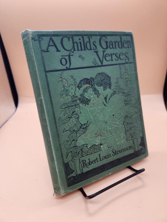 1913 Art Nouveau Illustrated Children's Book: A Child's Garden of Verses