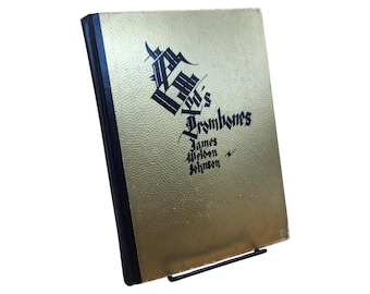God's Trombones: James Weldon Johnson, 1938 1st Edition, Spiritual Verse