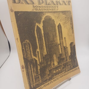Das Plakat German Art Magazine Issue June 1920 Heft 6