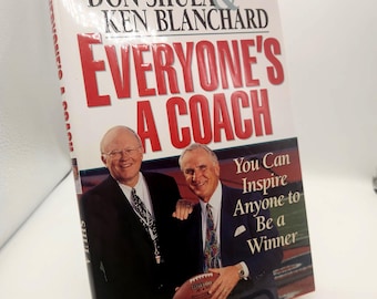 Autographed Leadership Book | Everyone's a Coach by Don Shula & Ken Blanchard | Business Secrets for Coaches