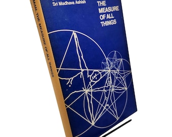 1969 First Edition Hardcover Book | Man, The Measure of All Things (Theosophical Publishing House)