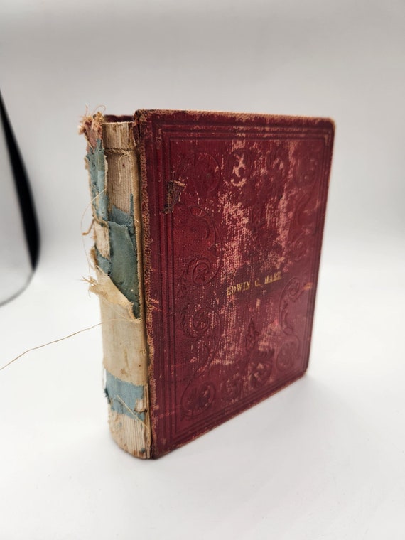 1852 NY Legislature Manual: Antique U.S. Government Book
