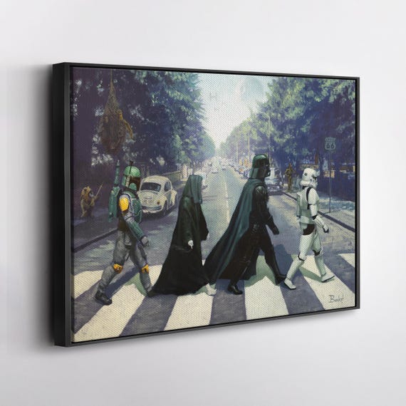 Star Wars Darth Vader Beatles Abbey Road Poster – Iconic Sci-fi