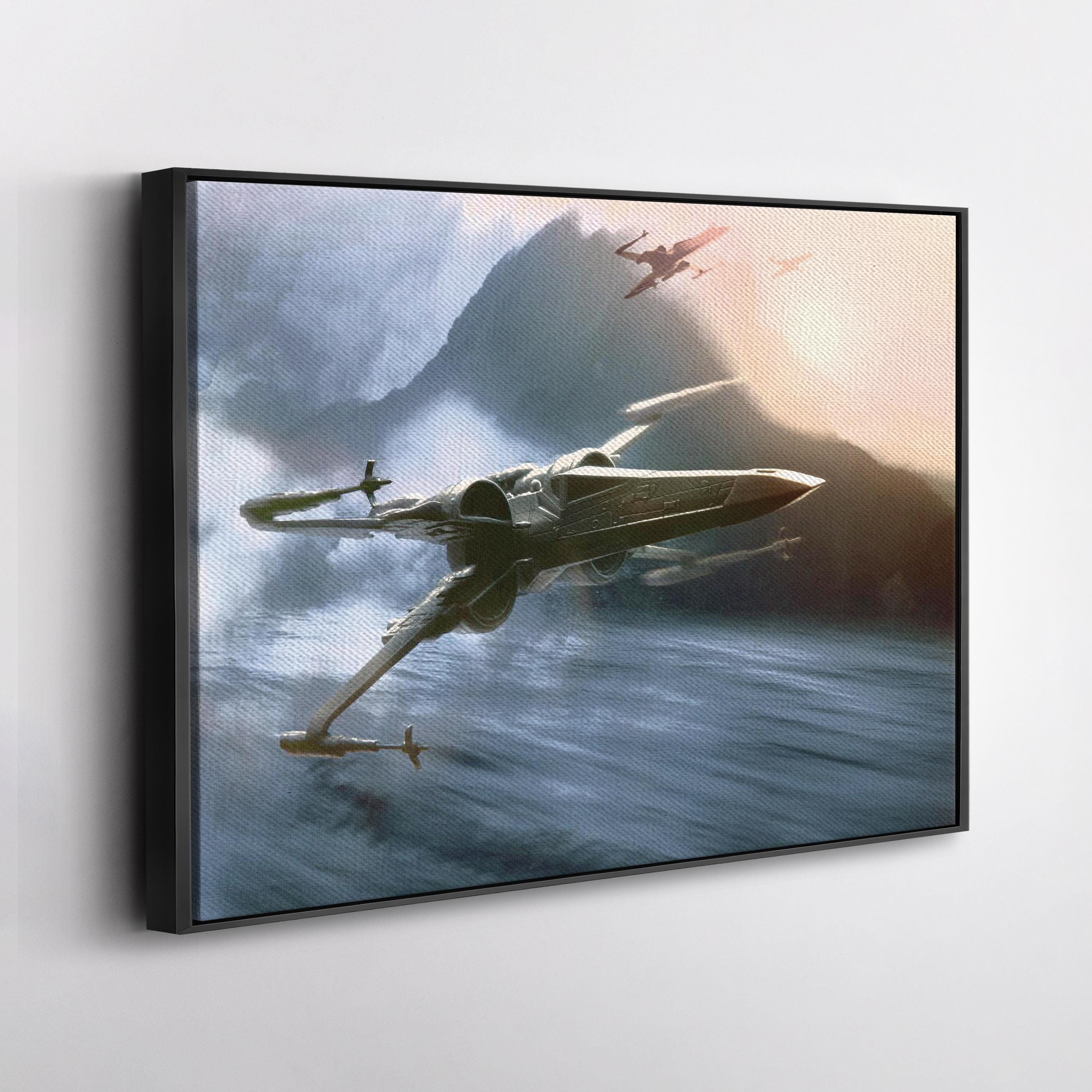 Star Wars Poster – X-Wing Canvas Wall Art – Iconic Sci-Fi Print for Home, Office, or Game Room Decor
