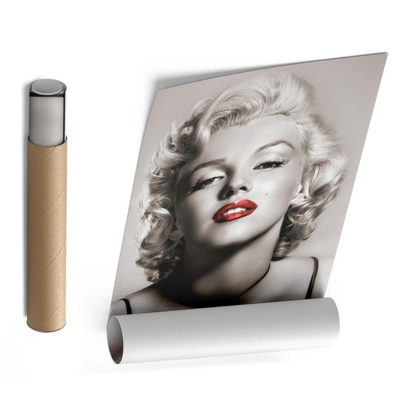 Marilyn Monroe Blonde Actress Poster – Canvas Wall Art – Iconic ...